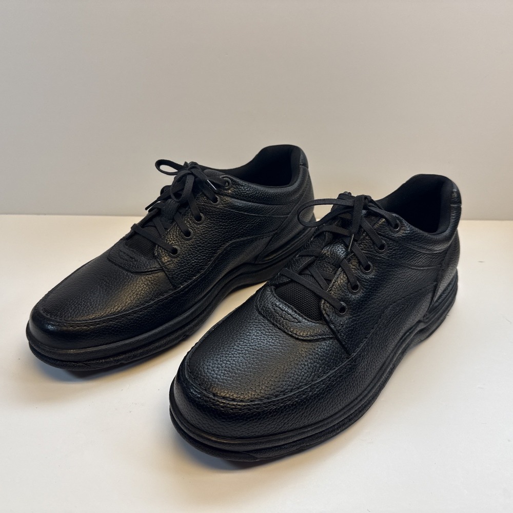 Rockport K71185 Men's Black Oxford Leather Shoes Size 10 M (LIKE NEW)